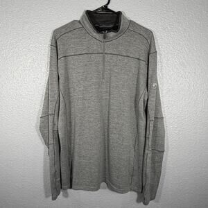 Kuhl 1/4 Zip Long Sleeve Shirt Layer Grey Men's Size XL EUC